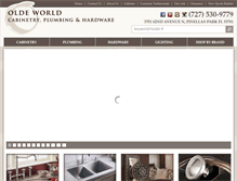 Tablet Screenshot of oldeworldcabinetry.com